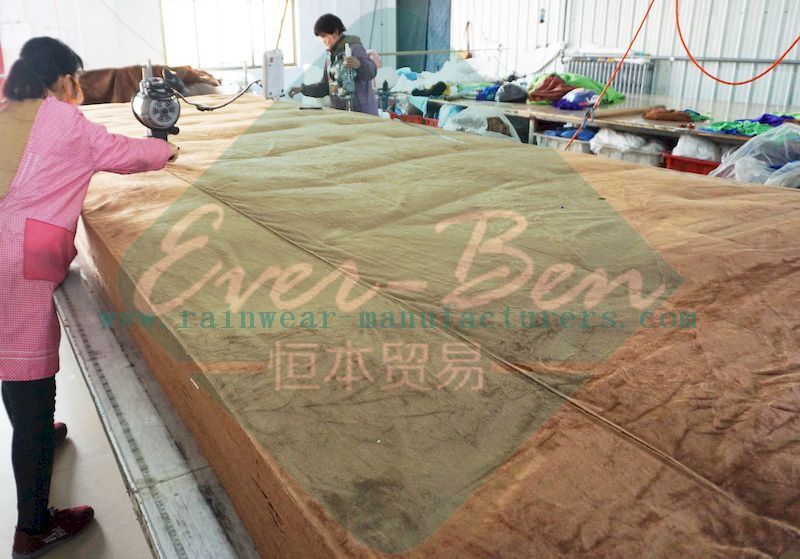 microfiber cloth cutting room